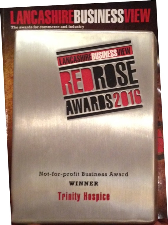 Red Rose award winners Trinity Hospice