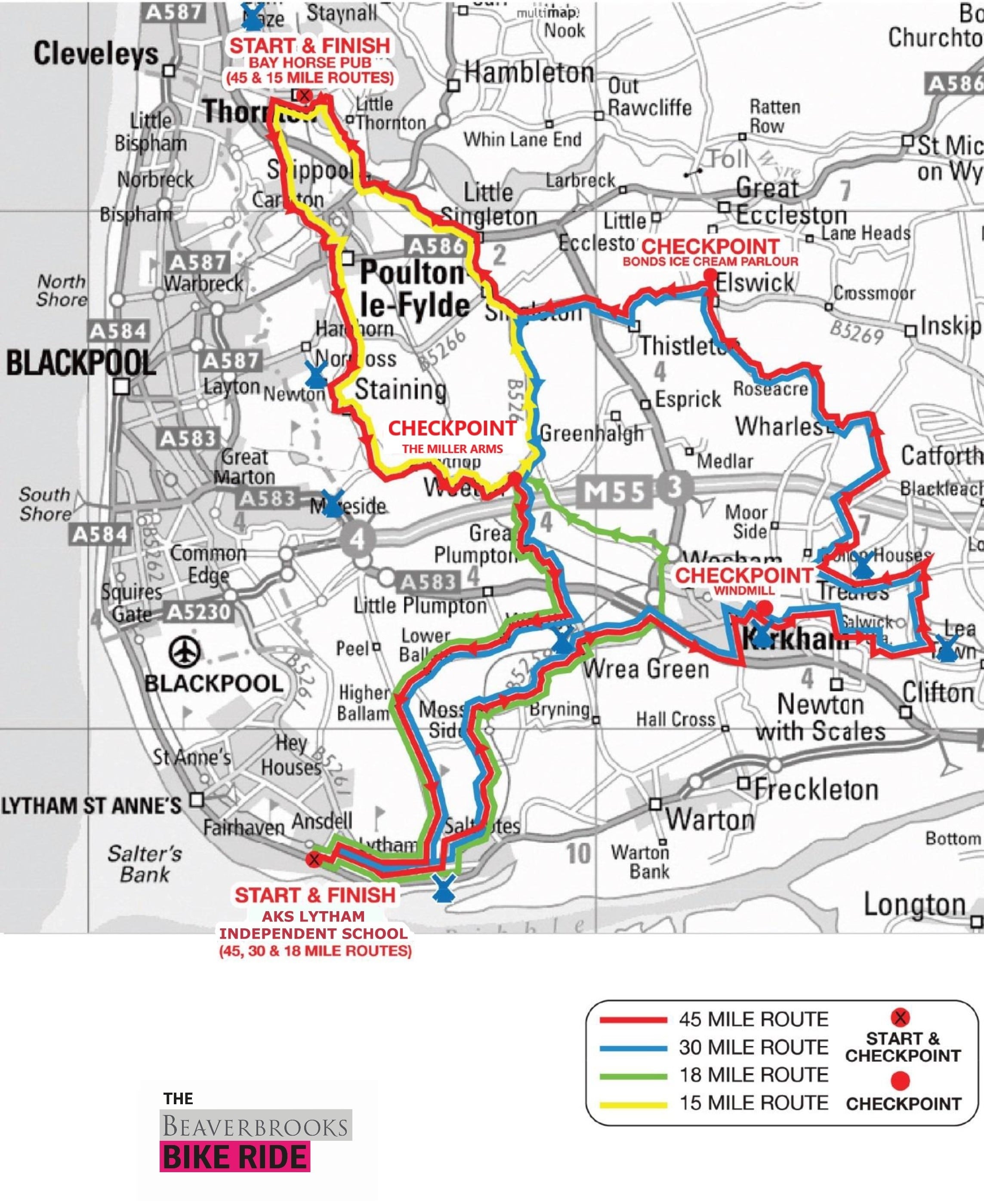 10 mile cycle route near me