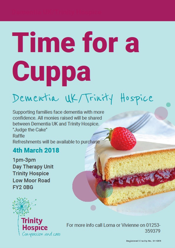 timeforacuppadementiauk Trinity Hospice