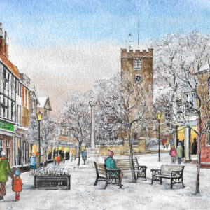 Poulton-le-Fylde Snow - Christmas Card