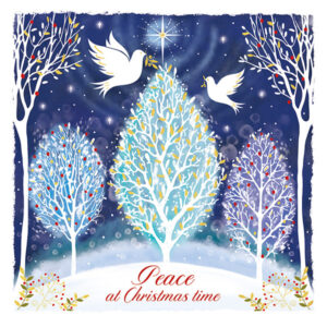 Peace at Christmas Doves