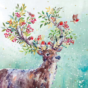 5. 'Festive Deer' Christmas Cards