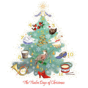 8. '12 Days Tree' Christmas Cards