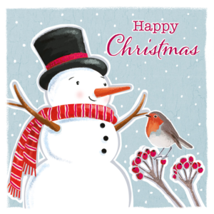Happy Snowman - Christmas Card
