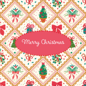 Retro Christmas - Christmas Card