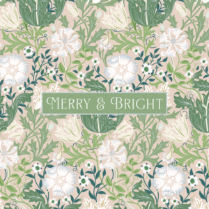 Merry Morris Cream - Christmas Card